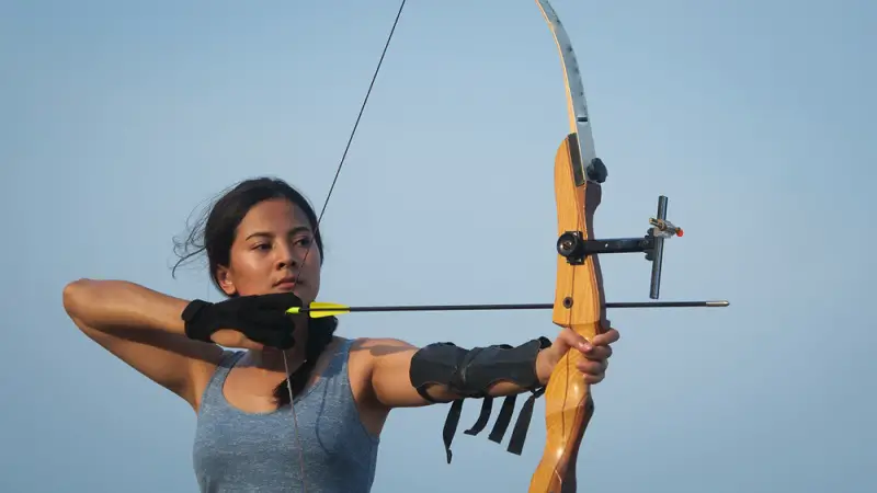 Woman Aiming Arrow