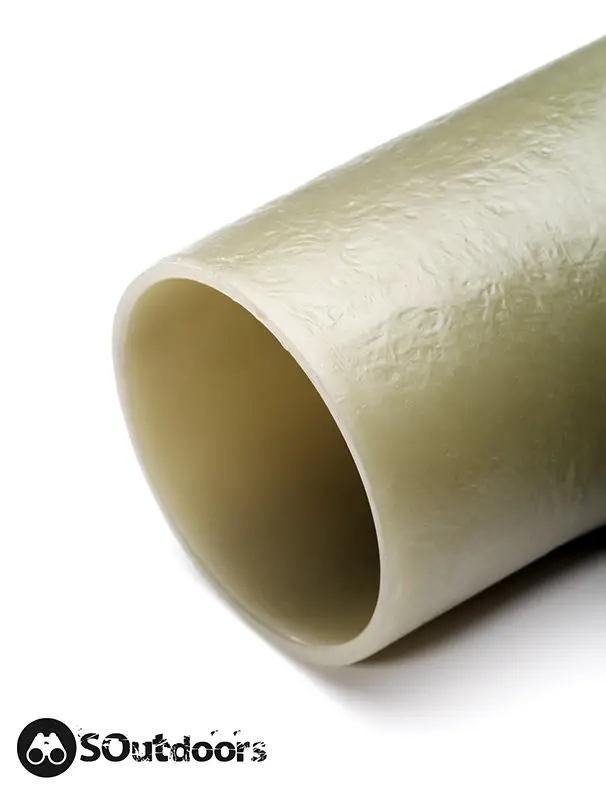Corrosion resistant fiberglass composite pipe used in industrial applications