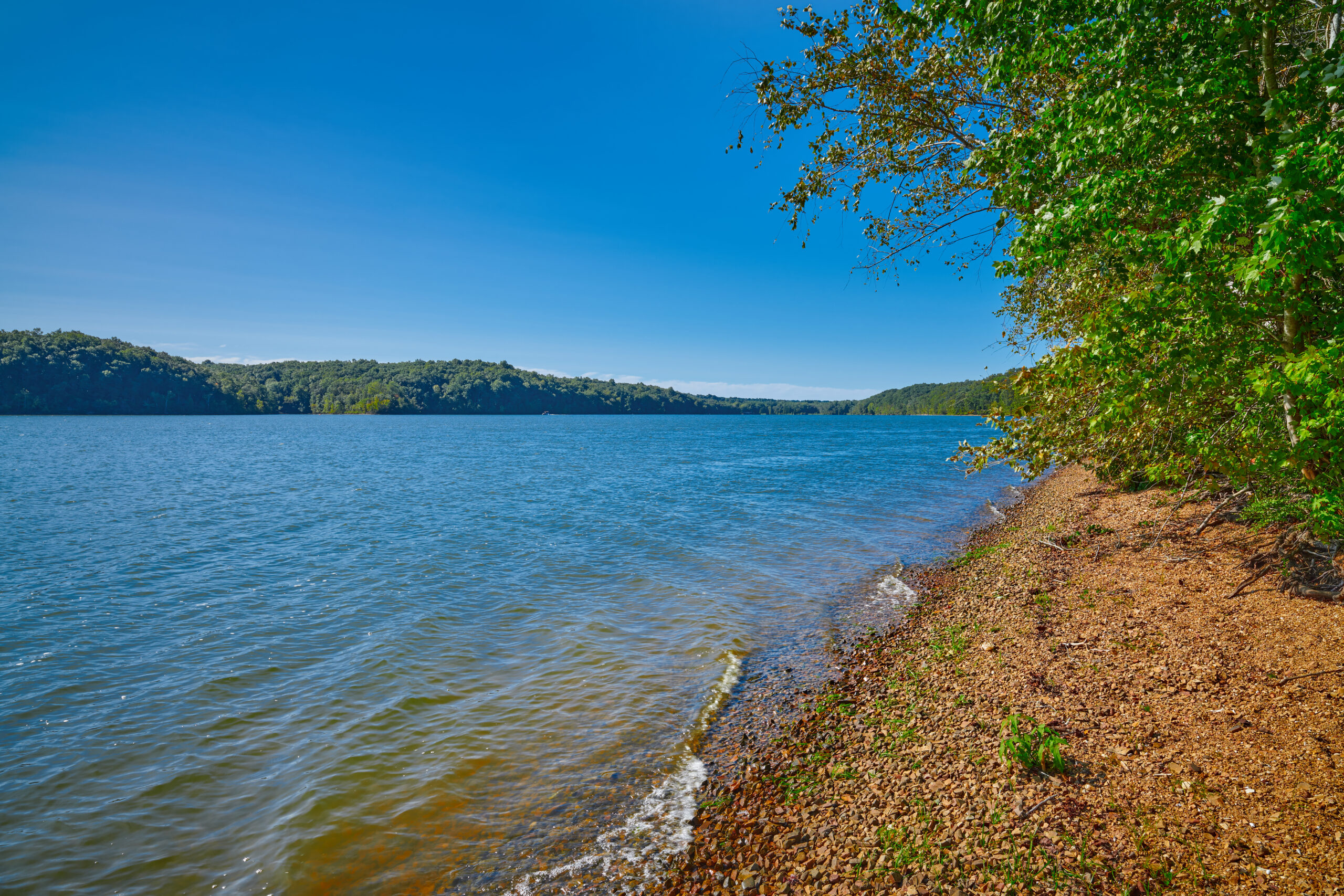 A beautiful view of the Kentucky Lake