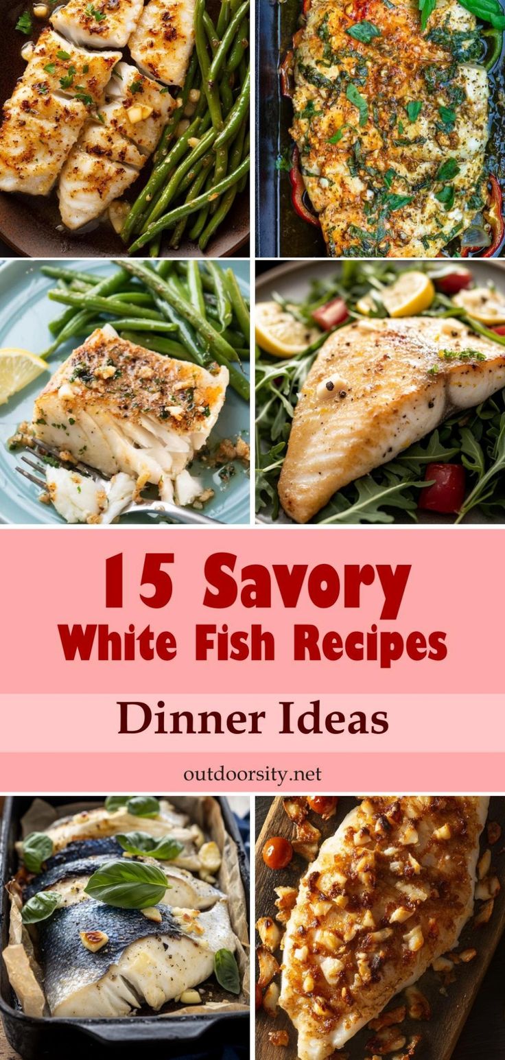 15 Quick Garlic-Glazed White Fish Menus for Fish Lovers on Weeknights 15 Savory white fish recipes