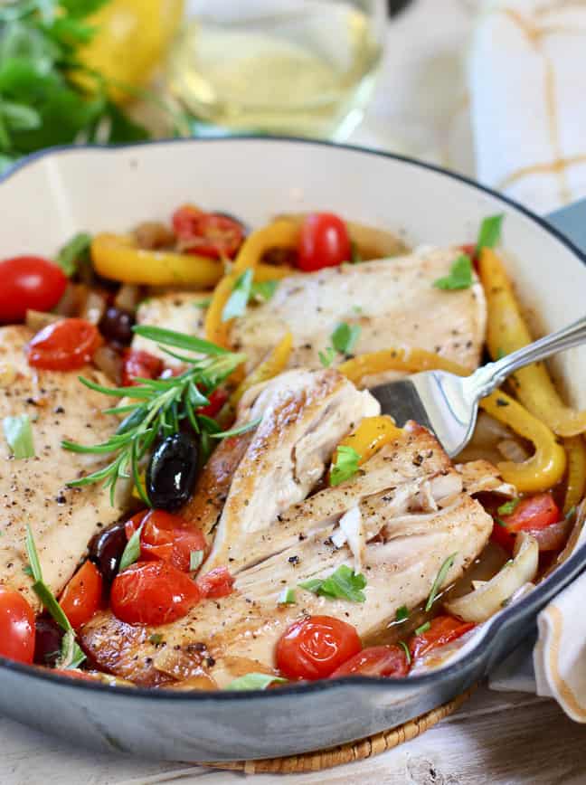 2-30‑Minute Mediterranean Fish Skillet-Mediterranean-Fish-hero2 30-Minute Mediterranean Fish Skillet