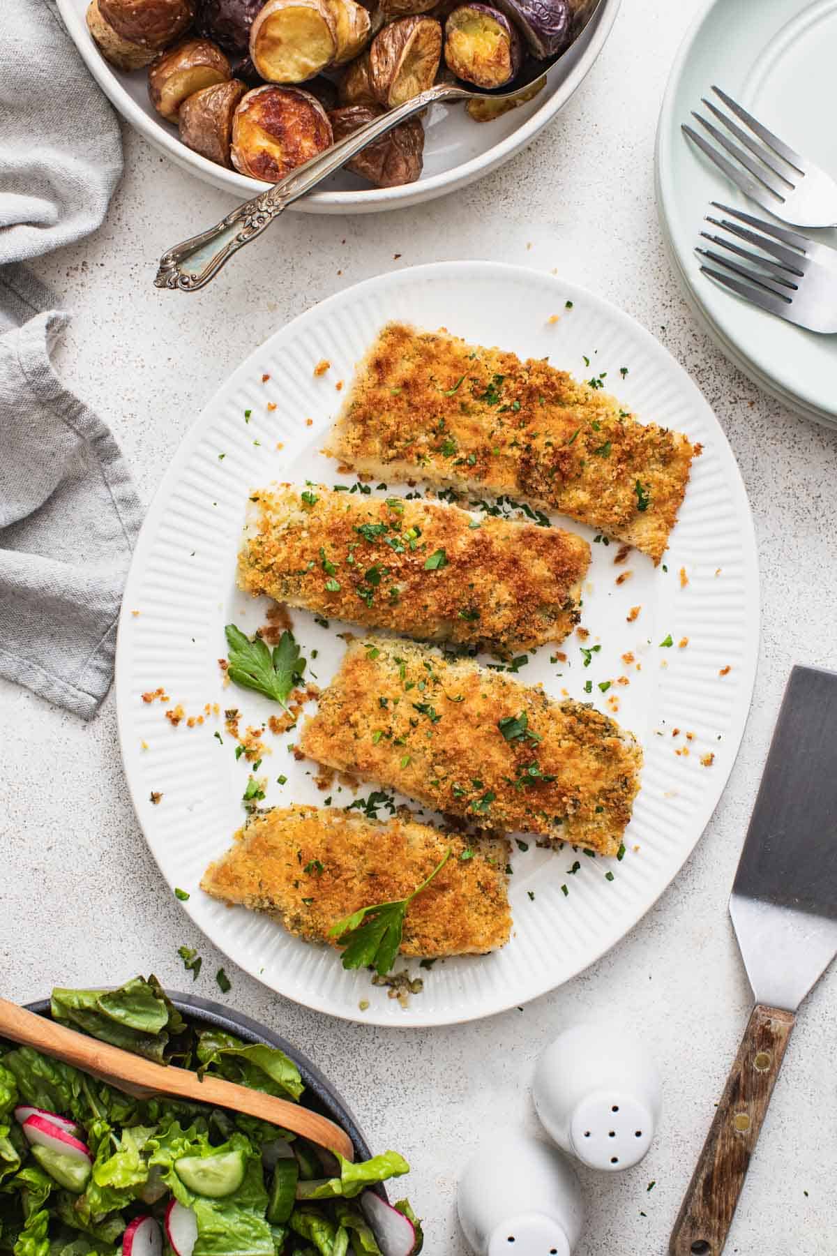 2-Air Fryer Halibut with Crispy Panko-Air-Fryer-Halibut-1 Air Fryer Halibut with Crispy Panko
