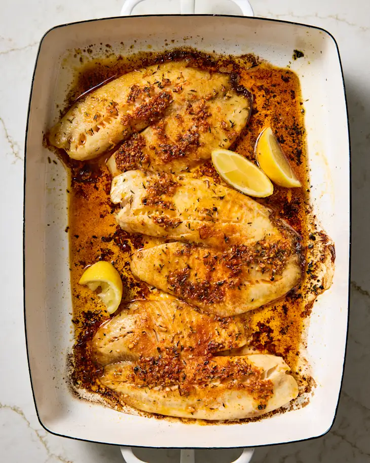 Baked Lemon Garlic Tilapia