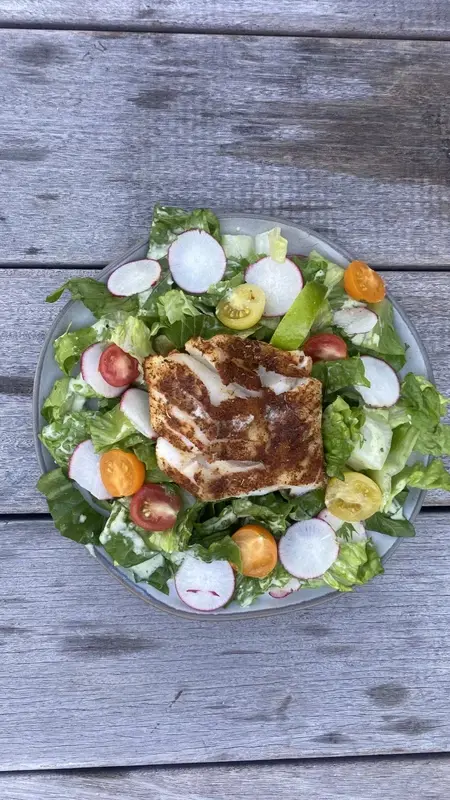 Premier Catch Blackened Cod Salad