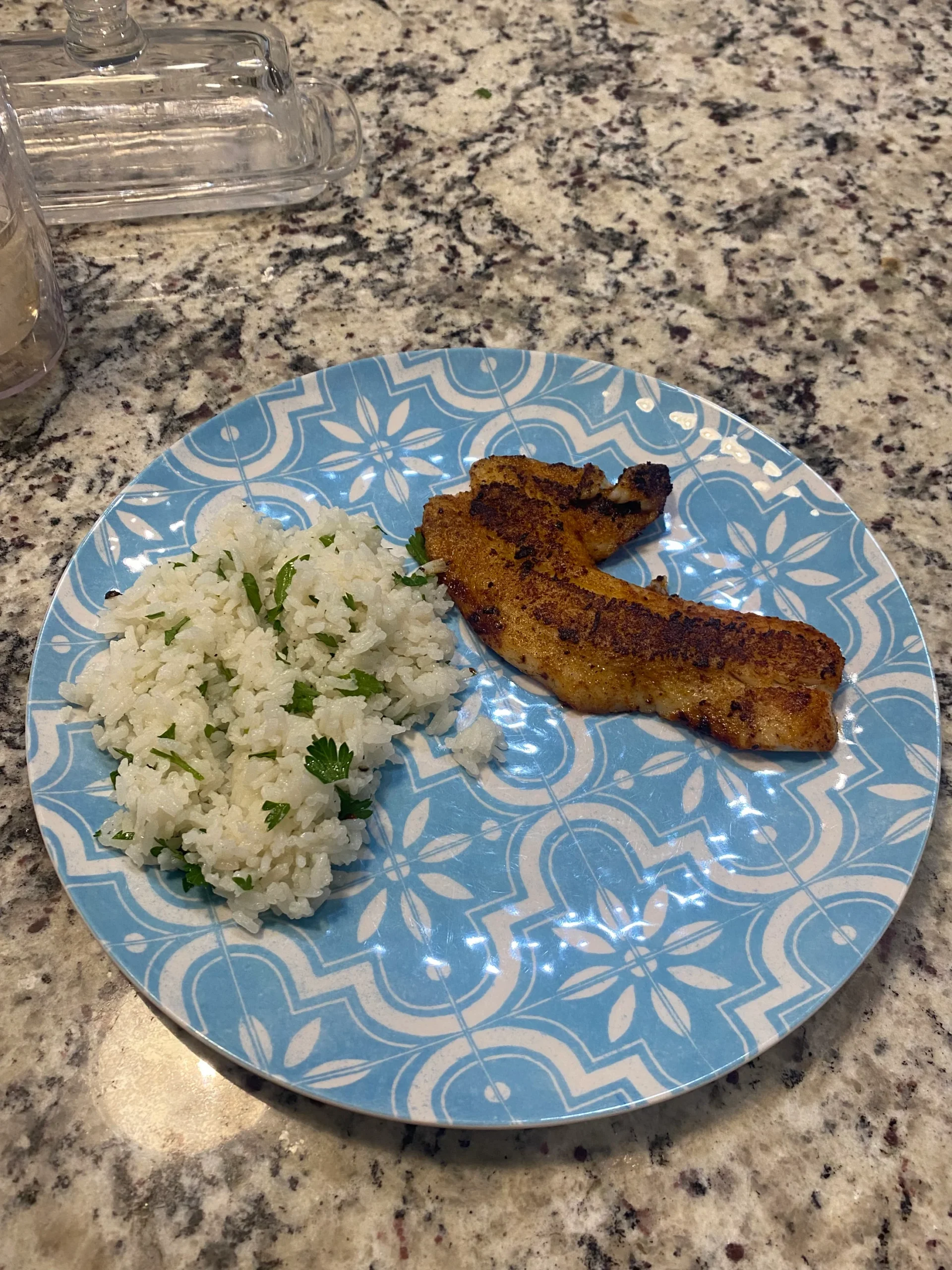 Blackened Crappie on the Blackstone