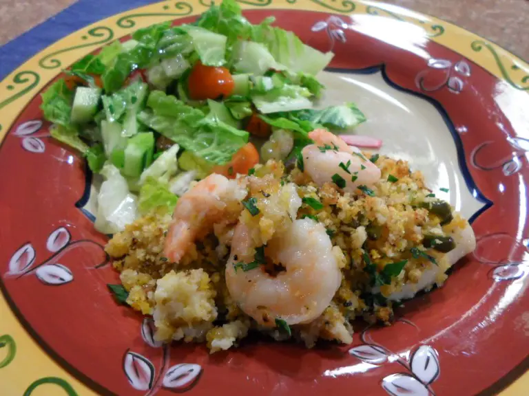 Oven-baked Buttered Crappie
