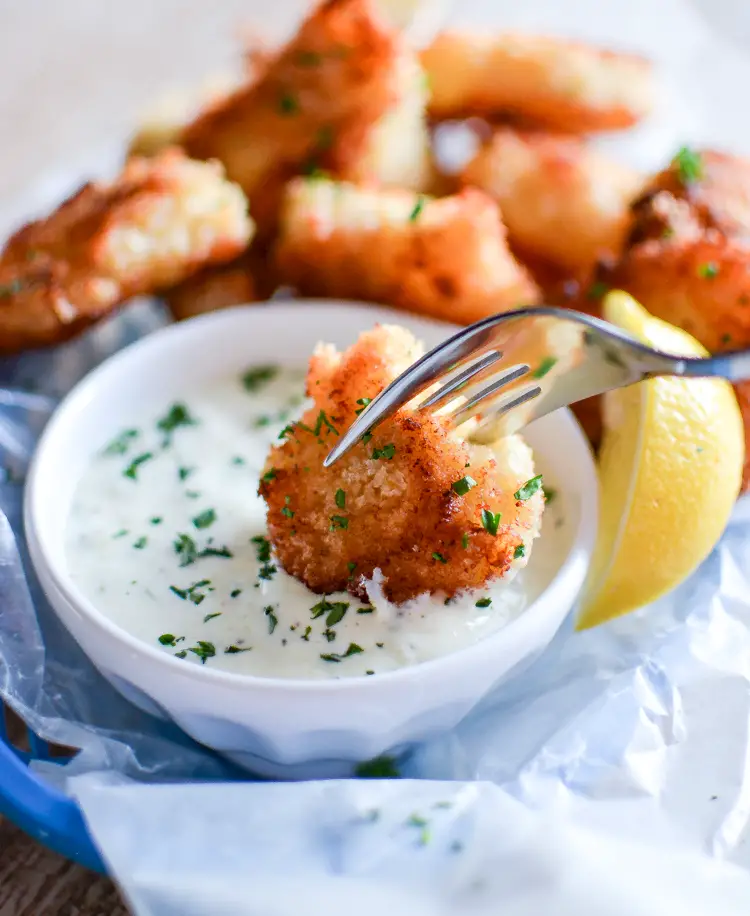 Crispy Oven-Fried Fish Bites
