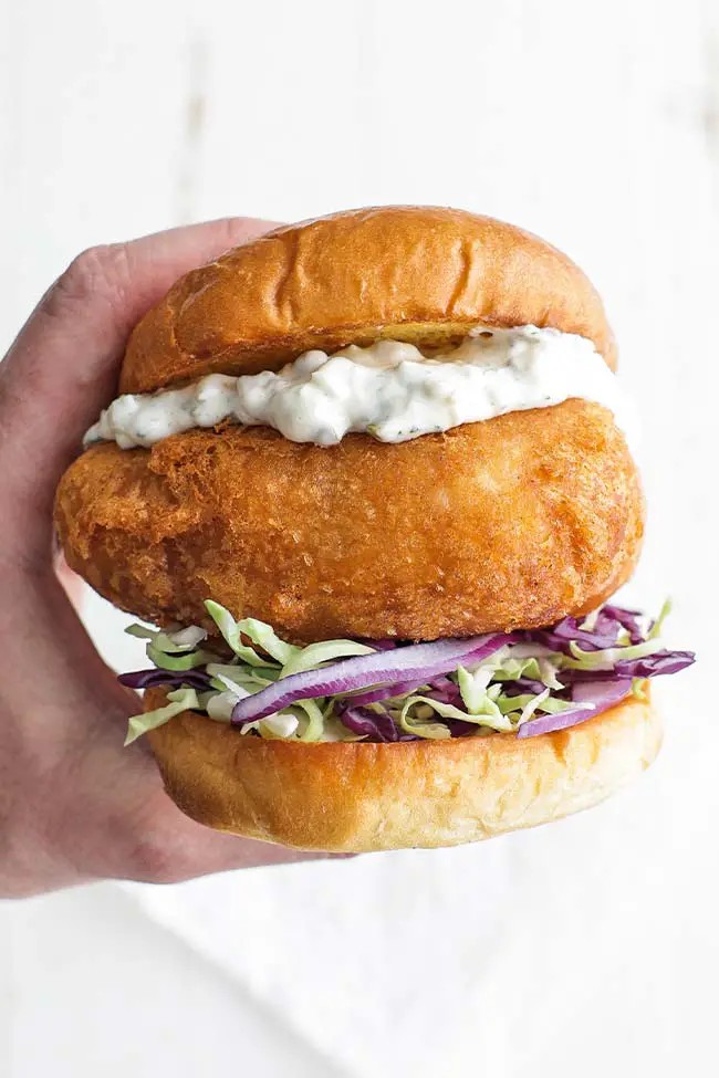 Beer-battered Fish Sandwich