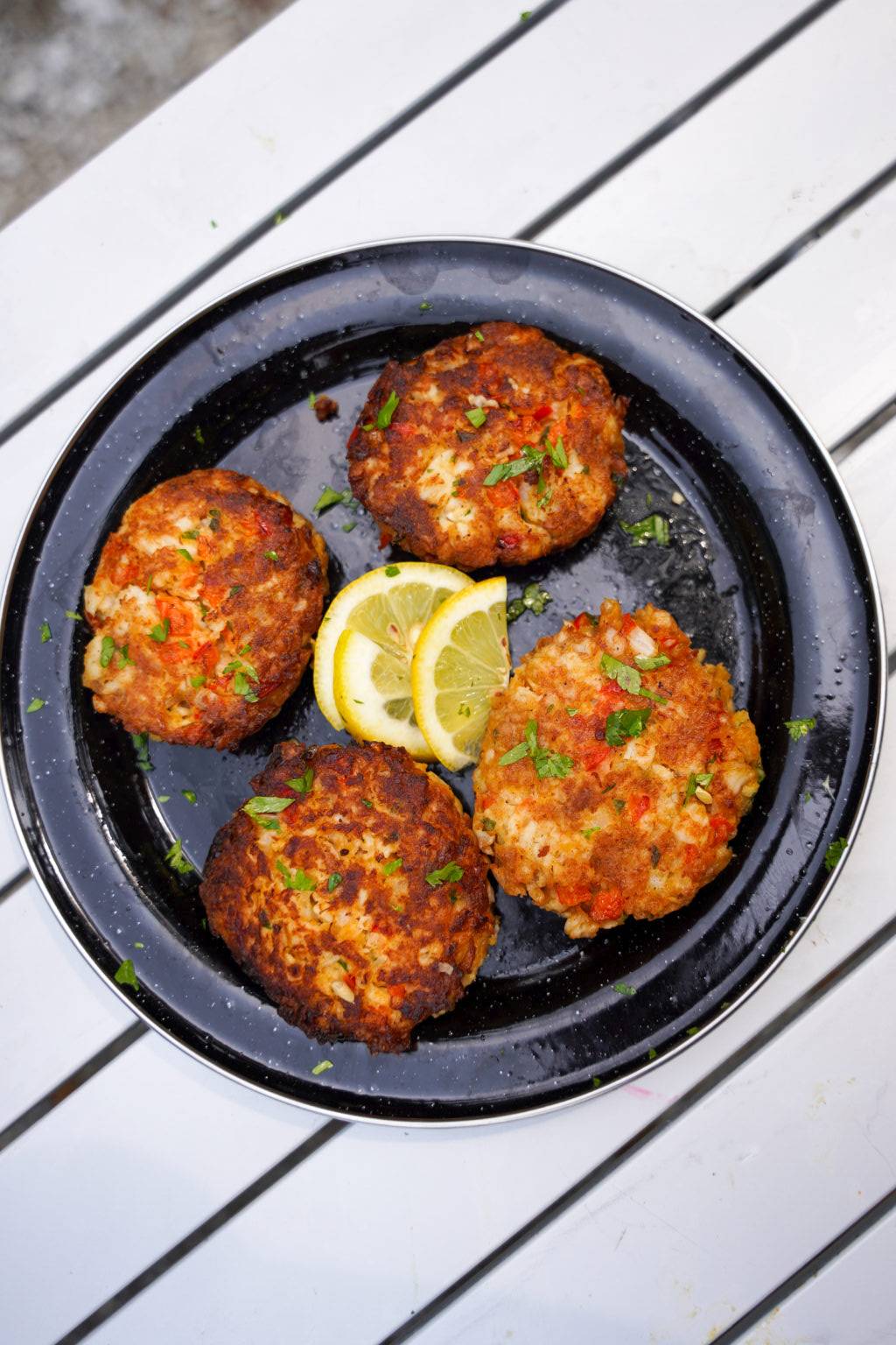 Fresh Caught & Fried Crappie Cakes