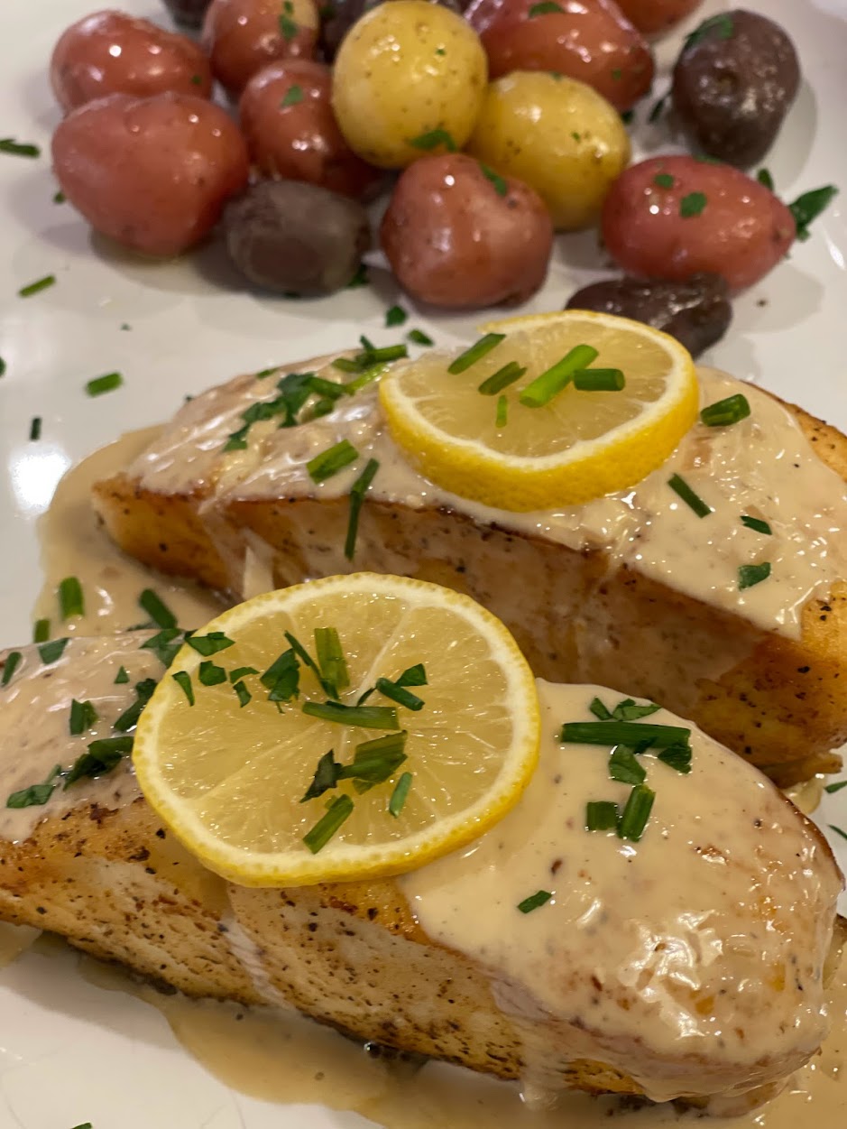 8-Quick Halibut in Lemon Cream and White Wine Sauce-4YnsMCV Quick Halibut in Lemon Cream and White Wine Sauce