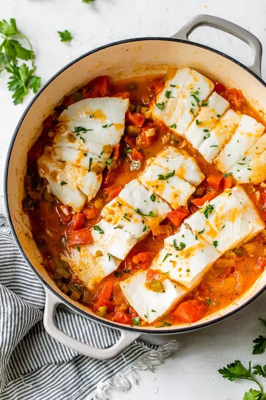 8-Skillet Cajun Spiced Fish with Tomatoes-Skillet-Flounder-with-Tomatoes-3 Skillet Cajun Spiced Fish With Tomatoes