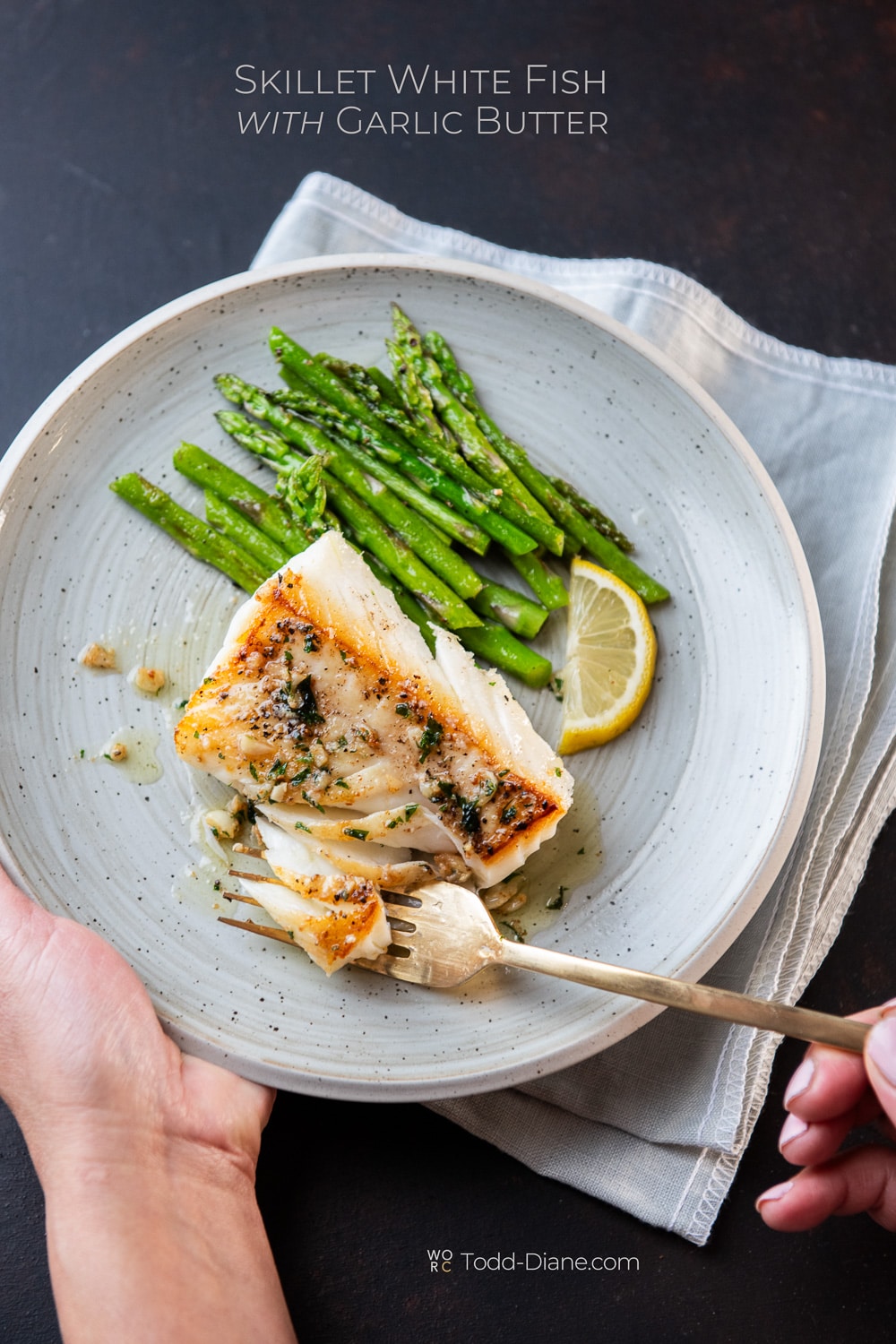 8-Skillet White Fish with Lemon & Garlic Butter-Skillet-White-Fish-Todd-Diane-3 Skillet White Fish with Lemon & Garlic Butter
