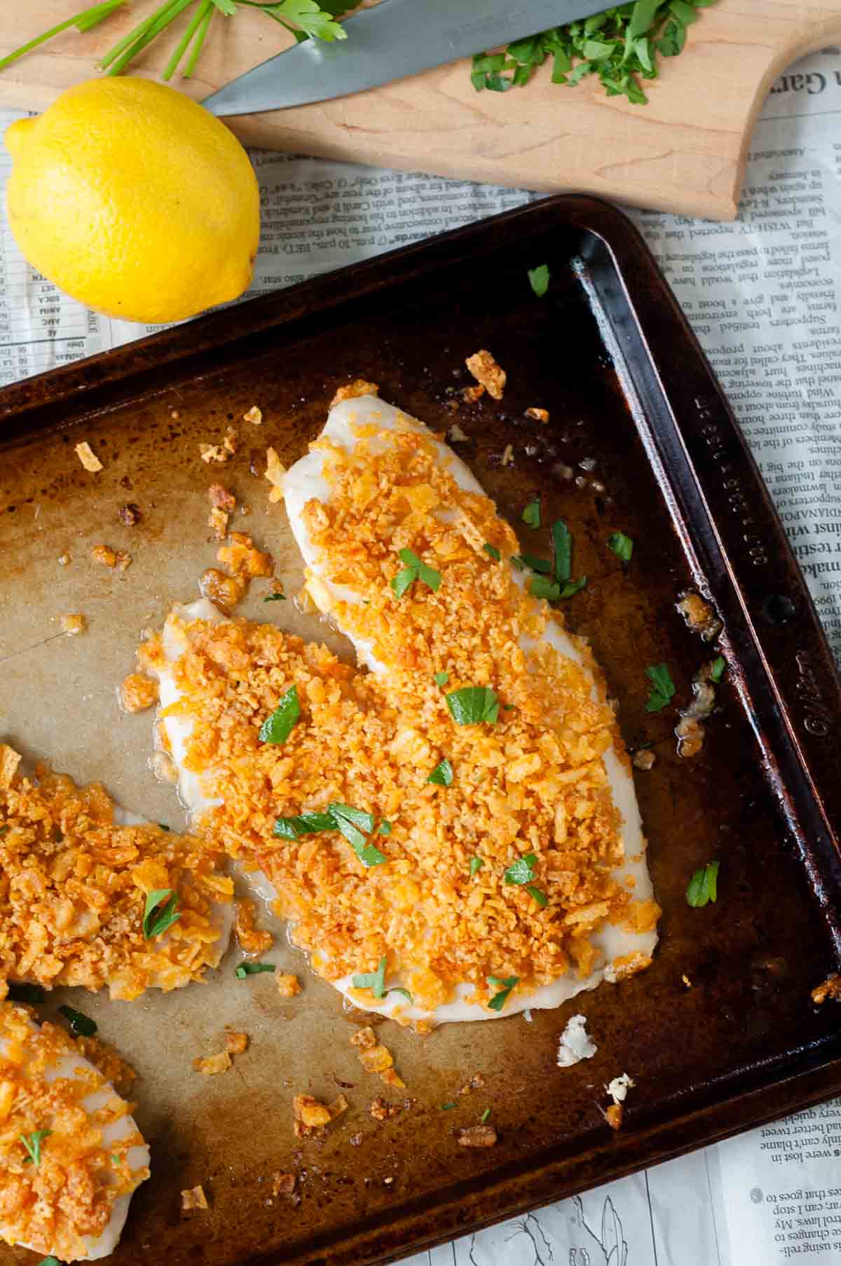 9-Crunchy Gluten-Free Baked Fish-gluten-free-fish Crunchy Gluten-Free Baked Fish