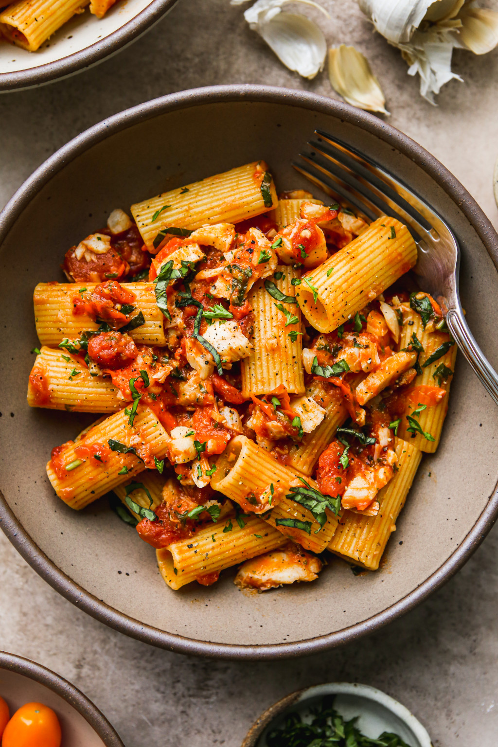 Tomato Cod Pasta (Simple & Healthy)