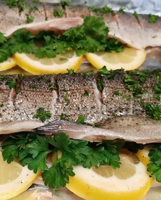 Roasted Trout