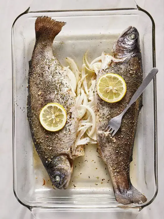 Baked Rainbow Trout