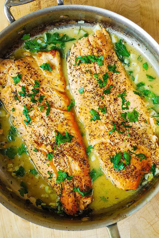 Garlic Lemon Trout