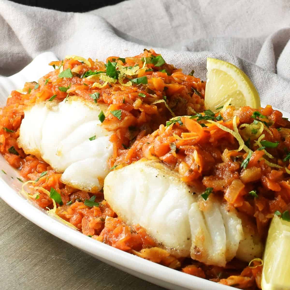 6-Polish-Style Fish with Vegetables-polish-greek-style-fish Polish-Style Fish with Vegetables