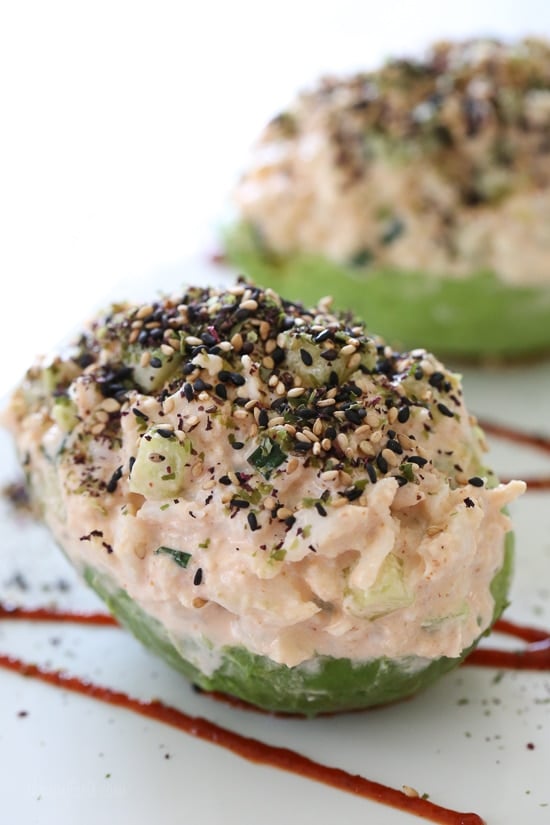 Spicy Crab Stuffed Avocado