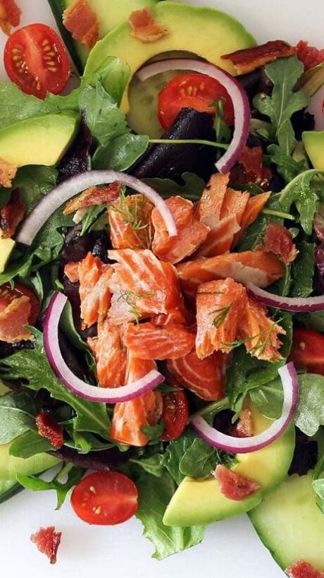 Smoked Salmon Salad Recipes - 2-Fresh Smoked Salmon Garden Salad-smoked-salmon-salad-1024x688 -v