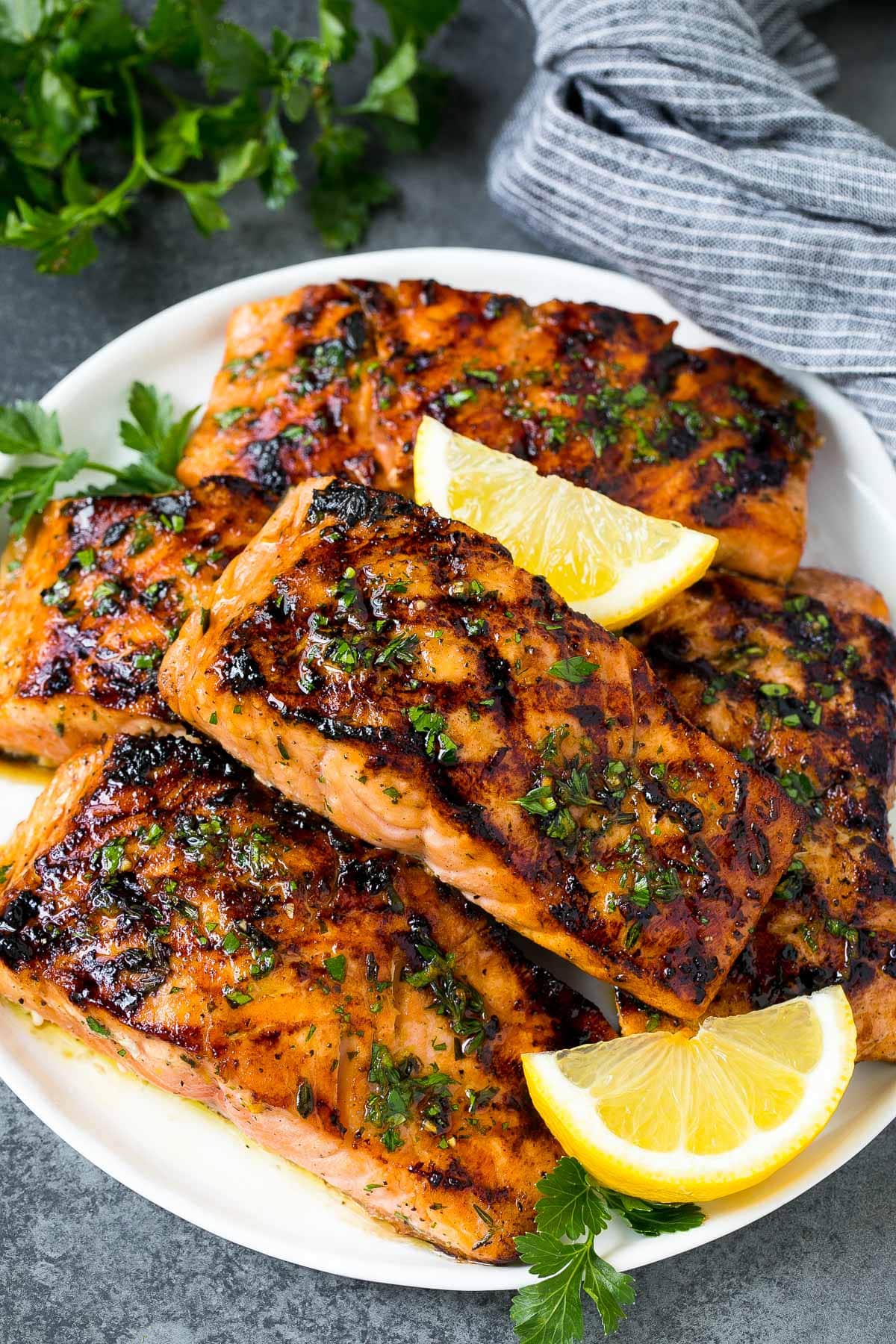 grilled salmon dinner ideas - 4-Grilled Salmon with Garlic and Herbs-grilled-salmon-final-2