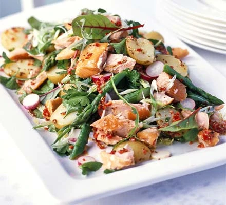 Smoked Salmon Salad Recipes - 4-Hot-Smoked Salmon Salad with Chilli Lemon Dressing-recipe-image-legacy-id-9520_11-de1b4e5