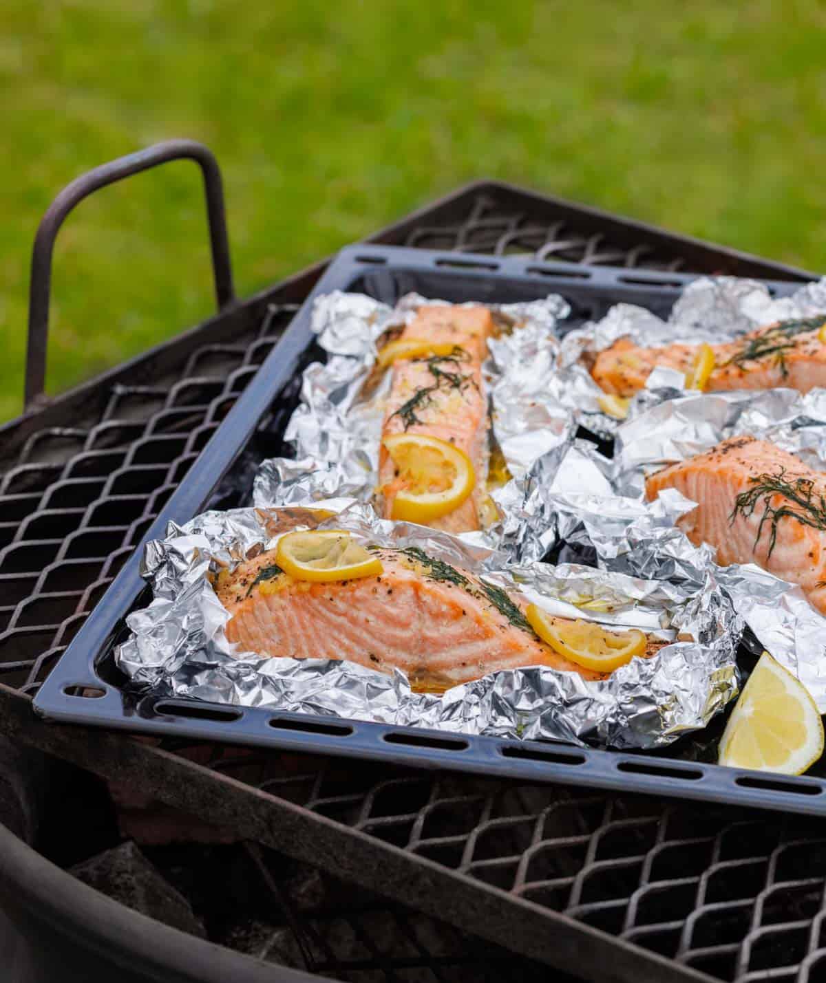 Bbq Salmon Recipes In Foil - 4-Lemon-Dill Salmon Foil Packets-hero-for-GWYL