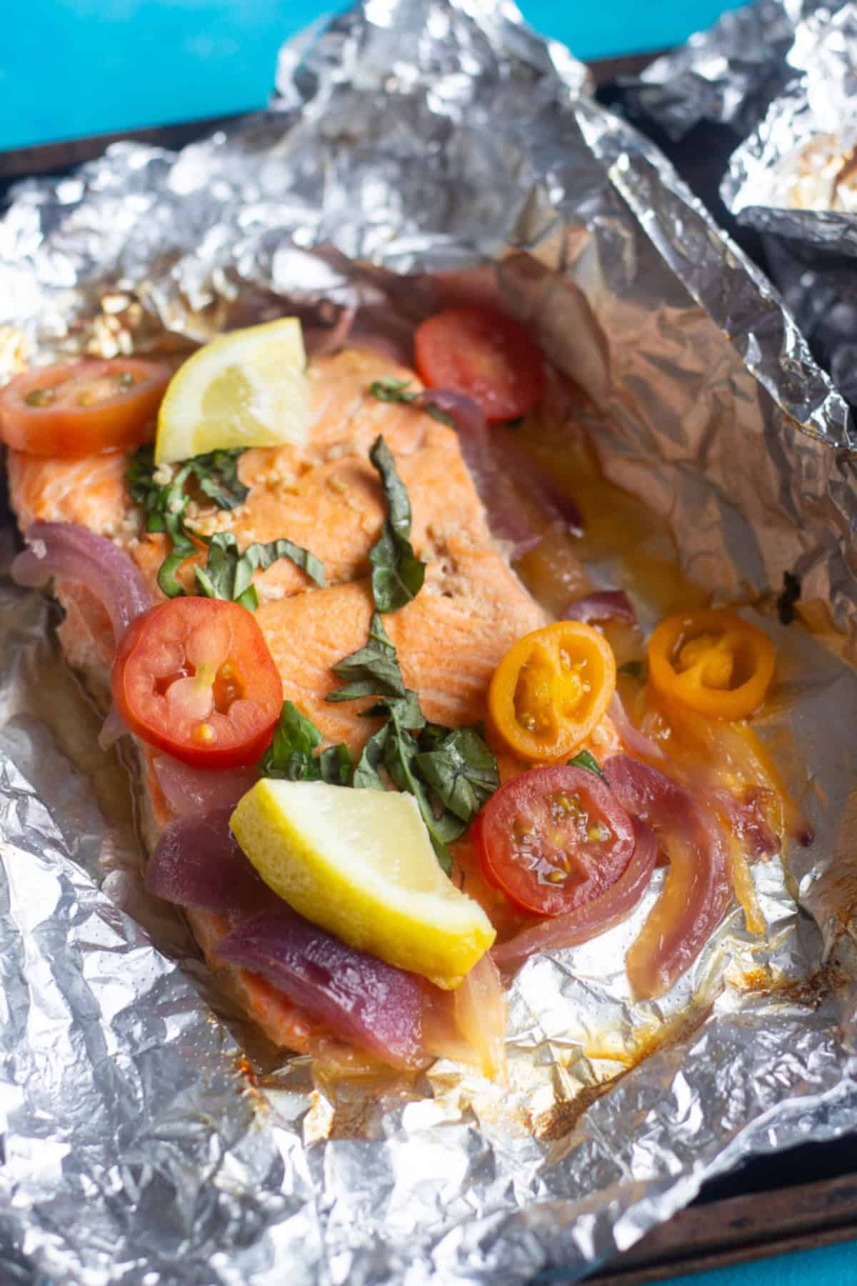 Oven Baked Salmon In Foil Recipes - 8-Moist Lemon-Honey Baked Salmon in Foil-Honey-Lemon-Baked-Salmon-in-Foil-1200-x-1800-px-4