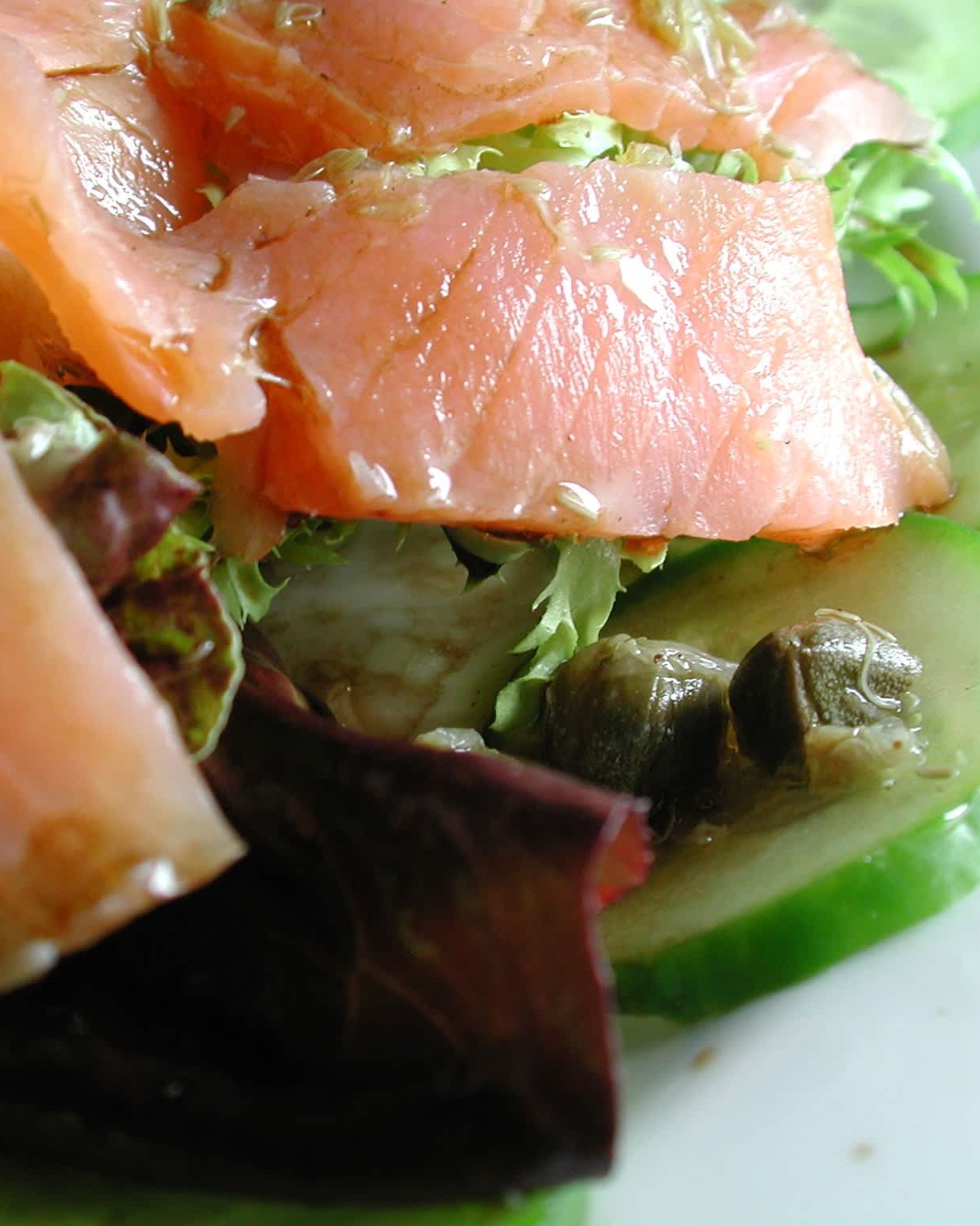 Smoked Salmon Salad Recipes - 8-Simple Smoked Salmon Lunch Salad-piccP0YIu -v
