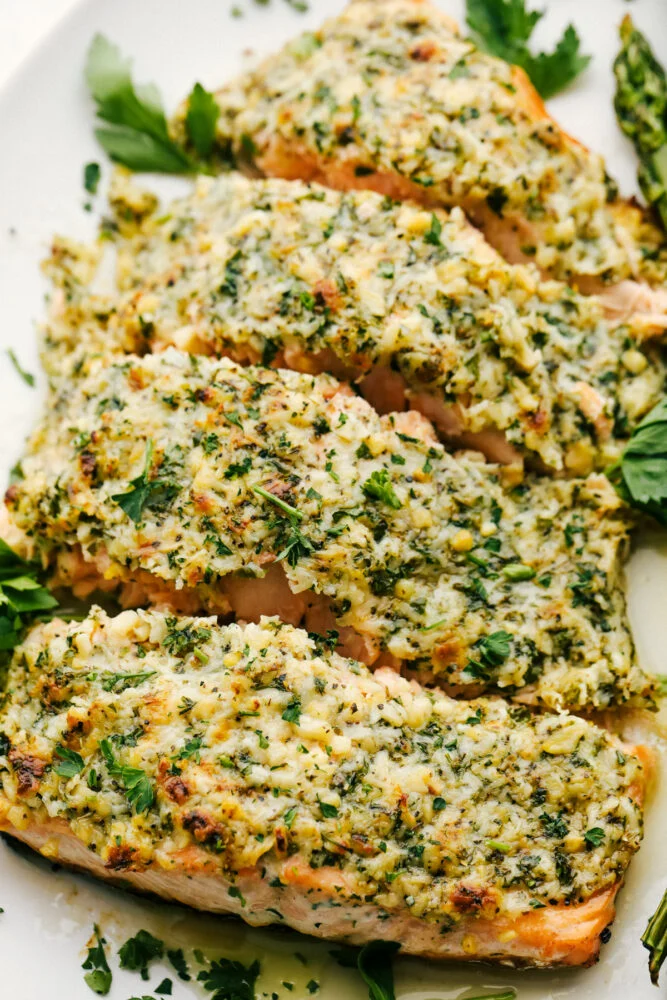Oven Baked Salmon In Foil Recipes - 9-Parmesan Garlic Oven Baked Salmon in Foil-parmesangarlicsalmon2-667x1000