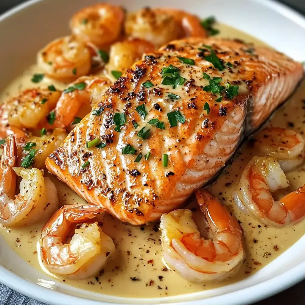 Easy Salmon And Shrimp Recipes - 2-Creamy Cajun Salmon & Shrimp-1737387250964-rb19kjhk