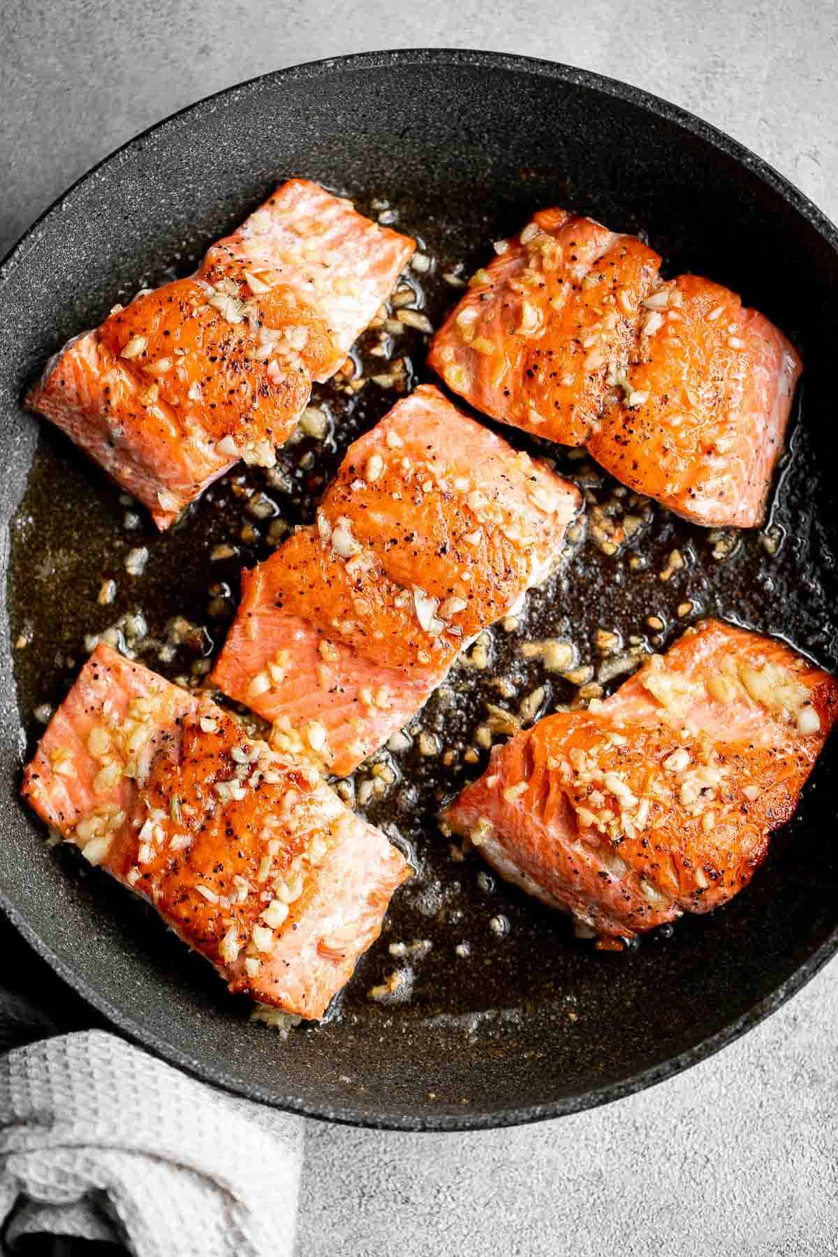 pan seared salmon recipes - 6-Pan-Seared Garlic Butter Salmon-pan-seared-garlic-butter-salmon