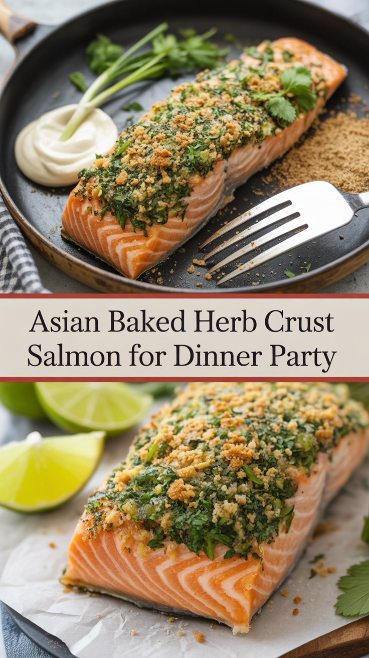 pin-1-Asian baked herb crust salmon for Dinner Party-4
