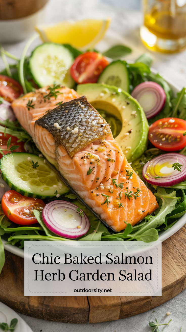 pin-1-Chic baked salmon herb garden salad-6