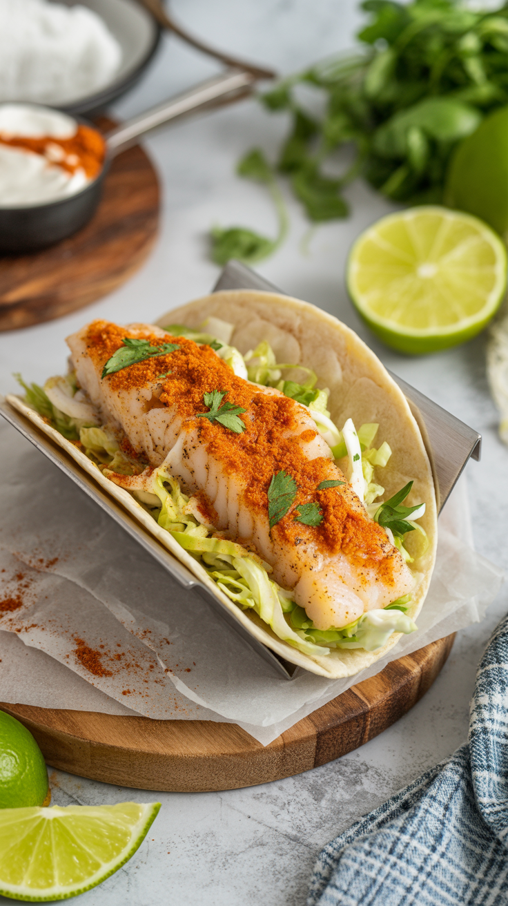 pin-1-Chipotle Sauce Tilapia Fish Taco-4
