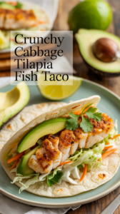 Crunchy Cabbage Tilapia Fish Taco Recipe: 20-Minute No-Fry Weeknight Crush with Lime