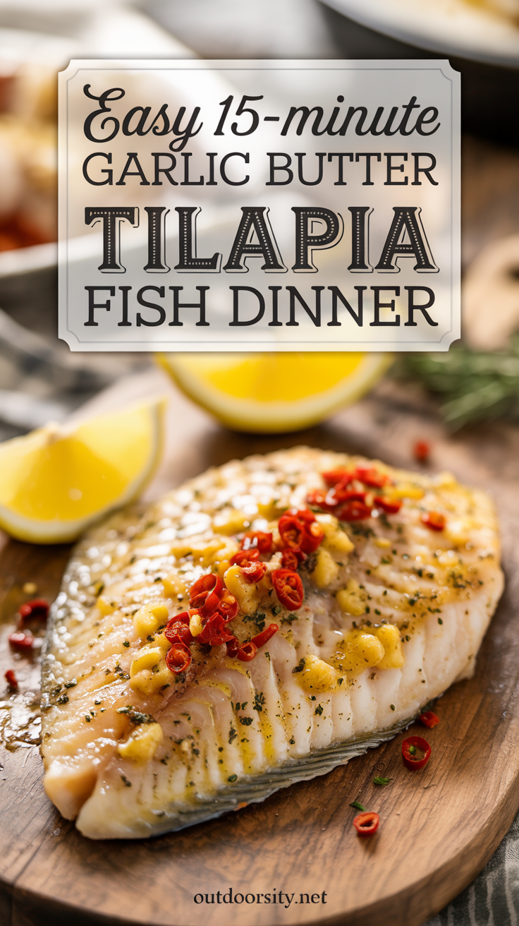 pin-1-Easy 15-Minute Garlic Butter Tilapia Fish Dinner-5