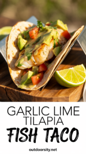 Garlic Lime Tilapia Fish Taco Recipe for One That Won’t Make Your Sink Cry