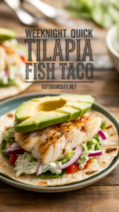 15-Minute Weeknight Tilapia Fish Taco Recipe: One Fillet, One Tortilla, Faster Than Takeout