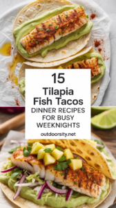 15 Easy Tilapia Fish Taco Recipes for Busy Weeknights (Quick Pescatarian Dinners)
