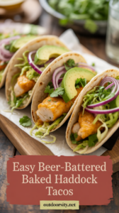 Easy Beer‑Battered Baked Haddock Taco Recipe: Crispy Oven Magic, No Fryer Drama
