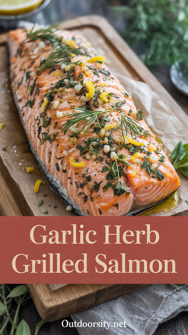 pin-1-Garlic Herb Grilled salmon-3