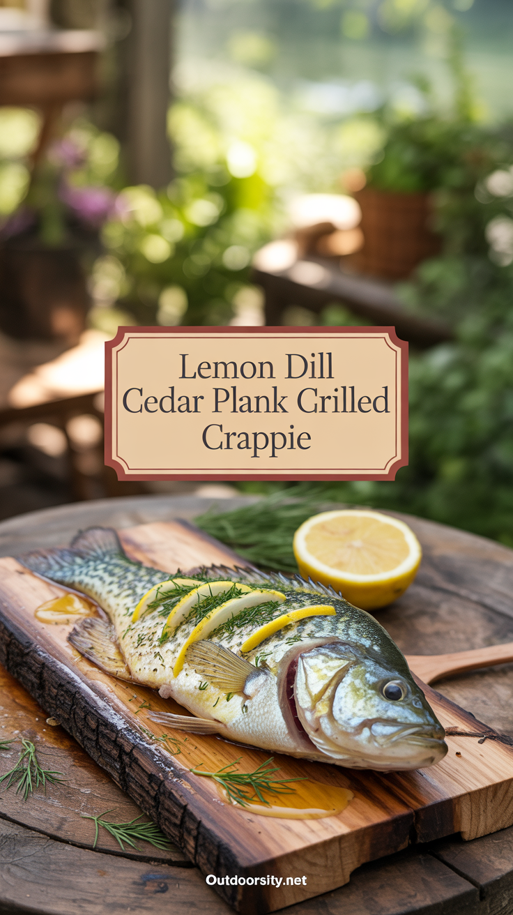 pin-1-Lemon Dill Cedar Plank Grilled Crappie-1