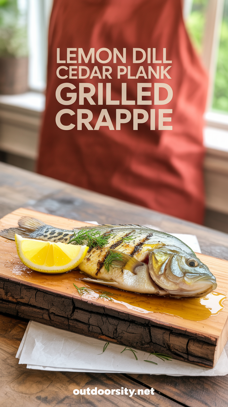 pin-1-Lemon Dill Cedar Plank Grilled Crappie-4