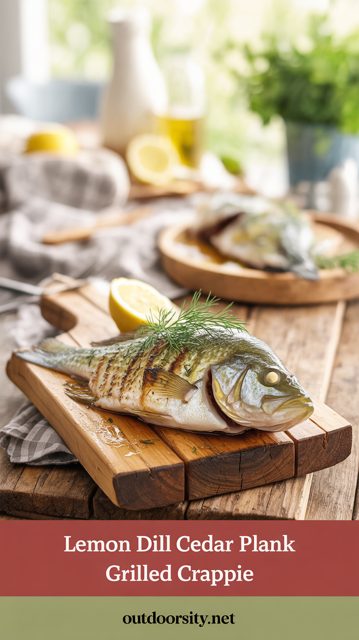 pin-1-Lemon Dill Cedar Plank Grilled Crappie-7