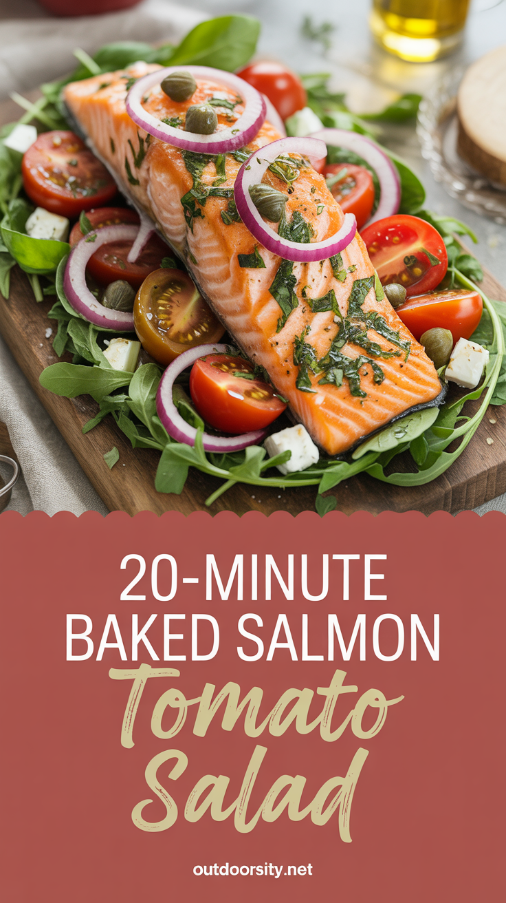 pin-1-20-minute baked salmon tomato salad-5