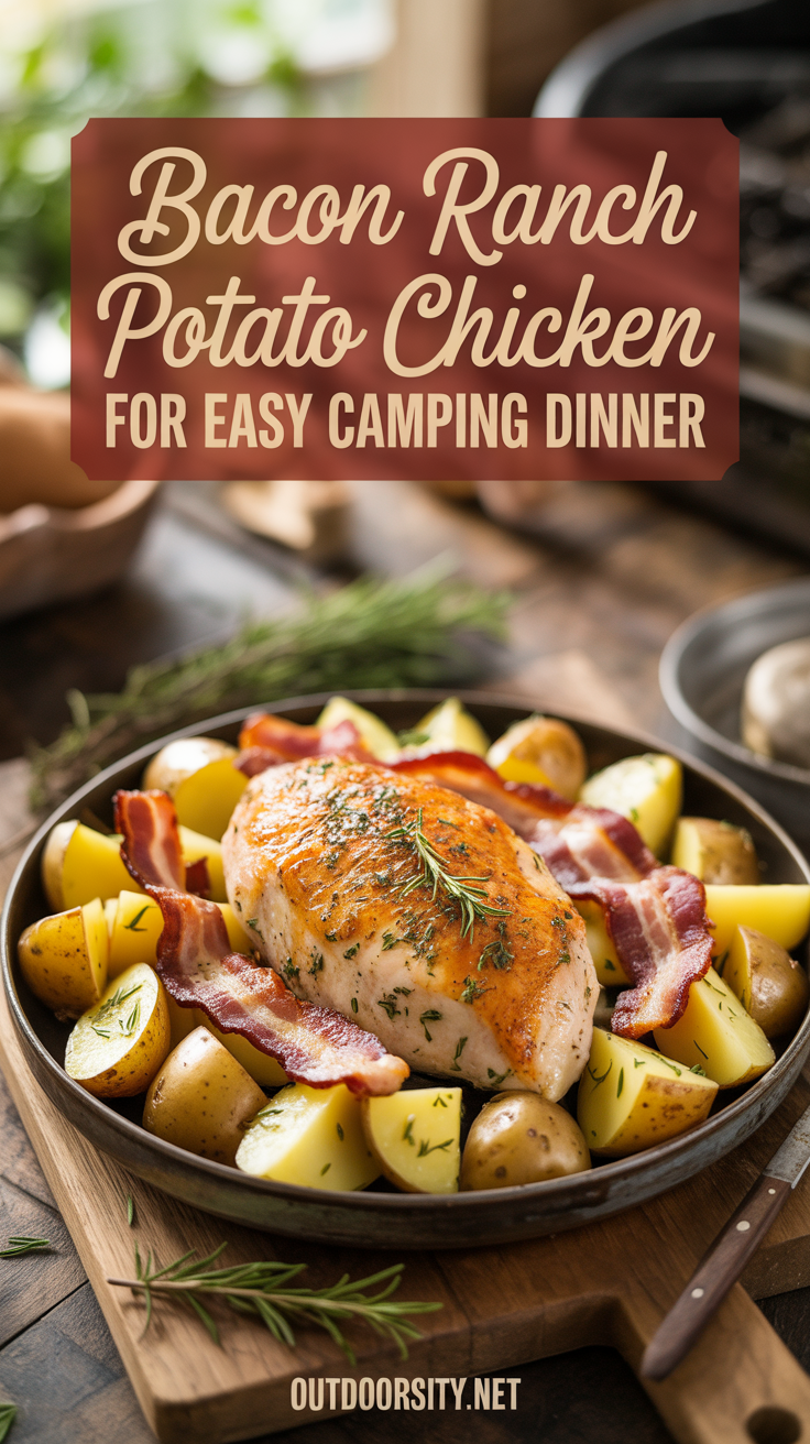pin-1-Bacon Ranch Potato Chicken For Easy Camping Dinner-1