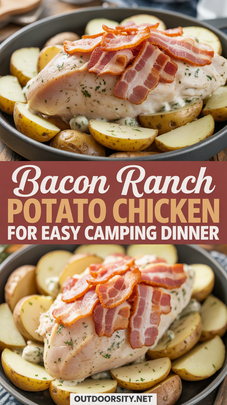 pin-1-Bacon Ranch Potato Chicken For Easy Camping Dinner-6