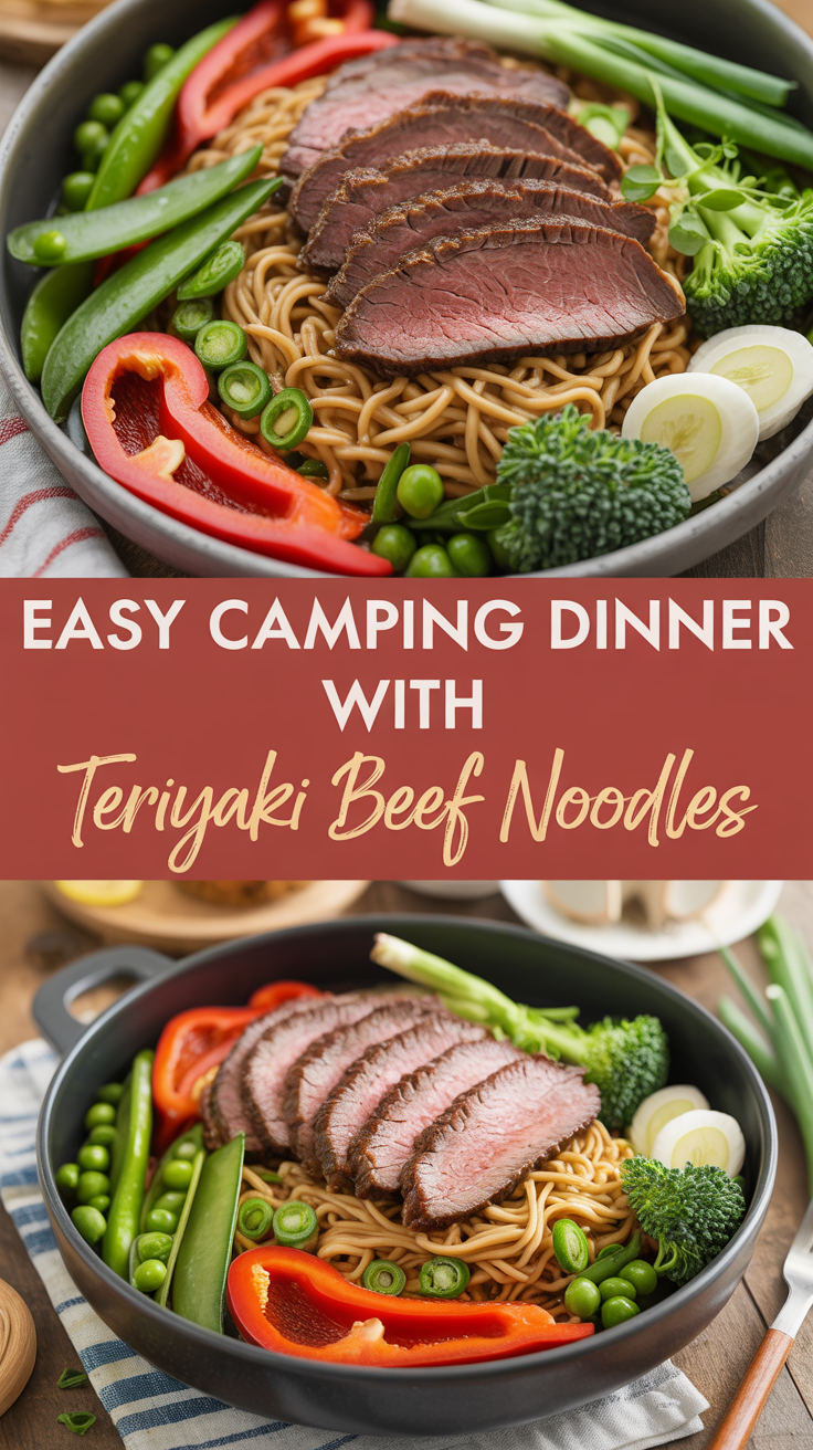 pin-1-Easy Camping Dinner With Teriyaki Beef Noodles-2
