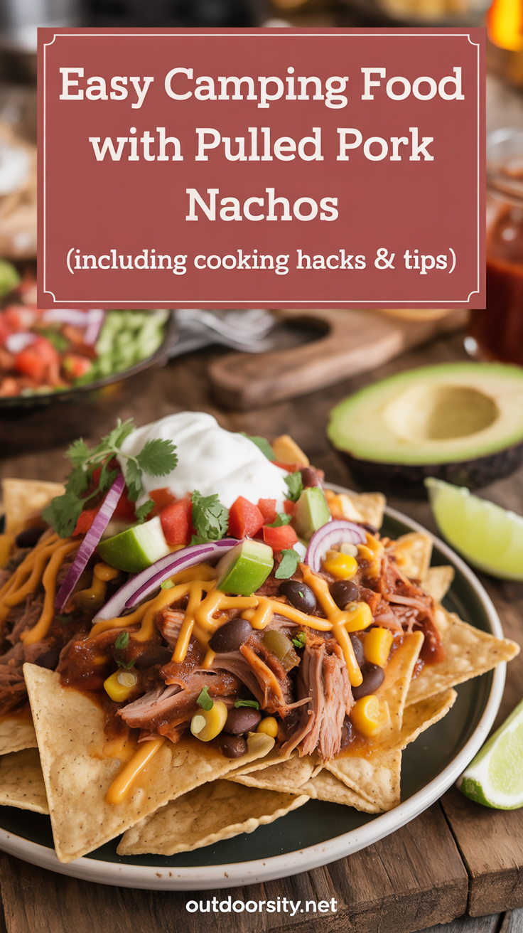 pin-1-Easy Camping Food With Pulled Pork Nachos (Including Cooking Hacks & Tips)-6